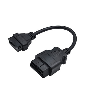 EtechDiag OBD2 16 Pin Male to Female Extension Cable 30cm