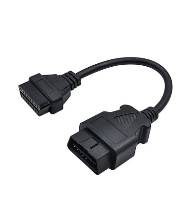EtechDiag OBD2 16 Pin Male to Female Extension Cable 30cm