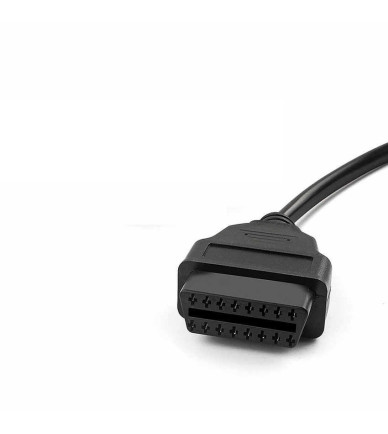 EtechDiag OBD2 16 Pin Male to Female Extension Cable 30cm