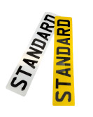 2D Car Registration Plates UK GB Both plates