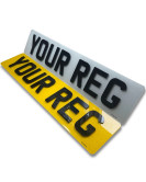 4D Car Registration Plates UK GB Pair plates