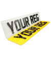 4D Car Registration Plates UK GB Pair plates