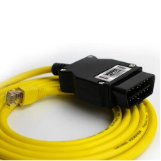 EtechDiag BMW Ethernet to OBD2 16 Pin Cable for Coding