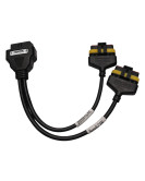 EtechDiag Benelli Motorcycle Extension OBD2 16 to 6 Flat Pin Cable