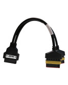 EtechDiag Benelli Motorcycle Extension OBD2 16 to 6 Flat Pin Cable