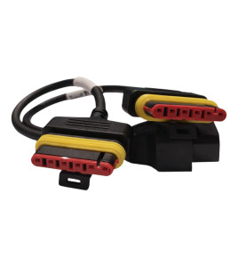 EtechDiag Benelli Motorcycle Extension OBD2 16 to 6 Flat Pin Cable