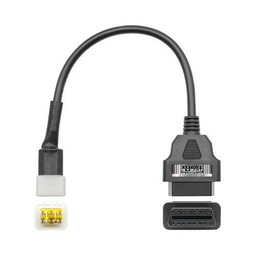 EtechDiag OBD2 16 to 6 Pin Motorcycle Adapter Cable for Delphi