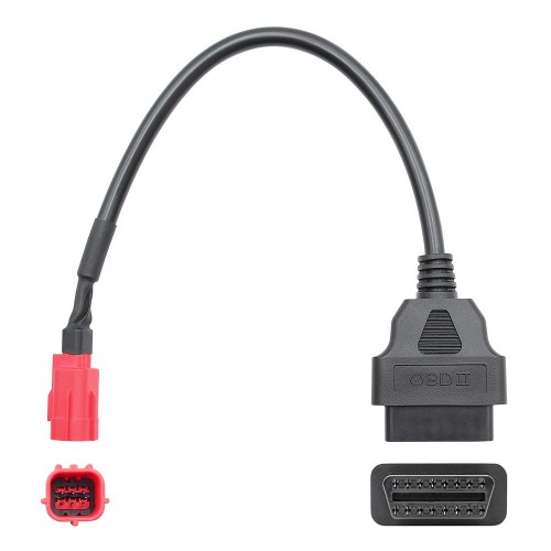 EtechDiag OBD2 16 to 6 Pin EURO5 Motorcycle Extension Cable