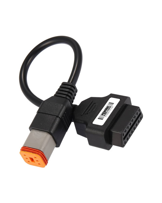 EtechDiag Harley Davidson OBD2 16 to 6 Pin Motorcycle Adapter Cable