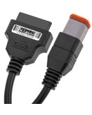 EtechDiag Harley Davidson OBD2 16 to 6 Pin Motorcycle Adapter Cable