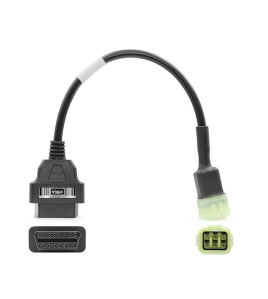 EtechDiag Kawasaki OBD2 16 to 6 Pin Motorcycle Adapter Cable