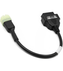 EtechDiag Kawasaki OBD2 16 to 6 Pin Motorcycle Adapter Cable