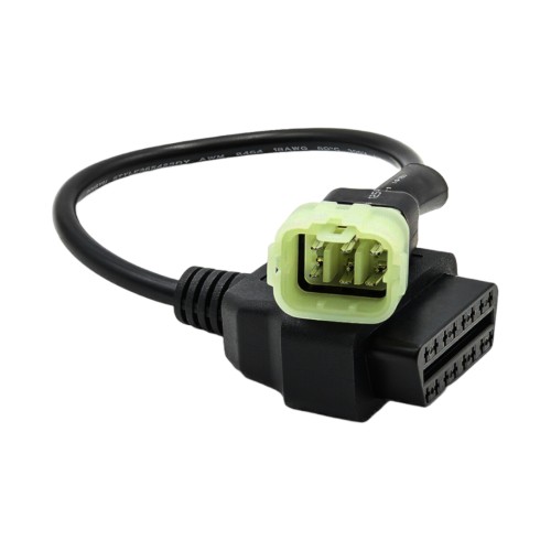 EtechDiag OBD2 16 to 6 Pin Motorcycle Adapter Cable for Kawasaki