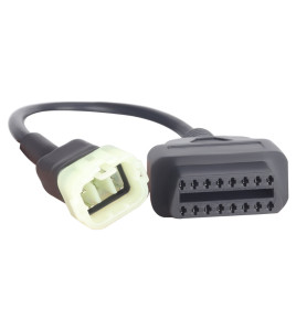 EtechDiag KTM OBD2 16 to 6 Pin Motorcycle Adapter Cable