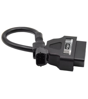 EtechDiag KYMCO OBD2 16 to 3 Pin Motorcycle Adapter Cable