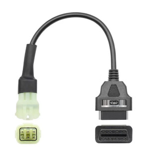 EtechDiag Royal Enfield OBD2 16 to 6 Pin Motorcycle Adapter Cable