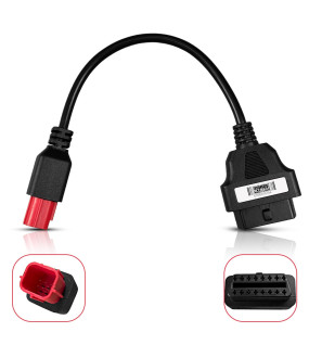 EtechDiag EURO5 Motorcycle Extension OBD2 16 to 6 Pin Cable