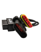 EtechDiag Vespa Motorcycle Extension OBD2 16 to Female and Male 5 Pin Cable