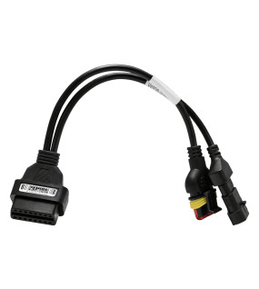 EtechDiag Vespa Motorcycle Extension OBD2 16 to Female and Male 5 Pin Cable