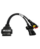 EtechDiag Vespa Motorcycle Extension OBD2 16 to Female and Male 5 Pin Cable