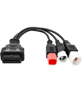EtechDiag Yamaha OBD2 16 to 3 4 6 Pin Motorcycle Adapter Cable