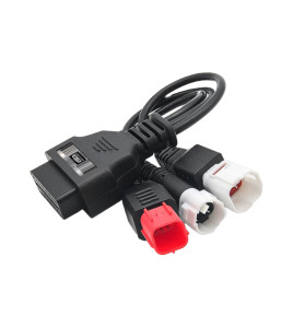 EtechDiag Yamaha OBD2 16 to 3 4 6 Pin Motorcycle Adapter Cable
