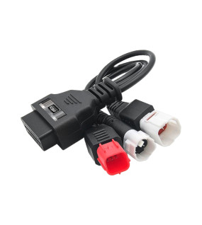 EtechDiag Yamaha OBD2 16 to 3 4 6 Pin Motorcycle Adapter Cable