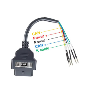 EtechDiag ECU K CAN Line Jumper to OBD2 16 pin Female Cable