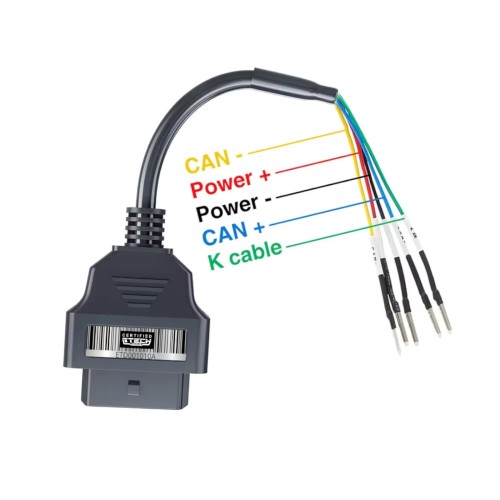 EtechDiag OBD2 16 pin Female to ECU K CAN Line Jumper Cable