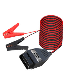 EtechDiag OBD2 Portable ECU Memory Saver Cable with Alligator Clips
