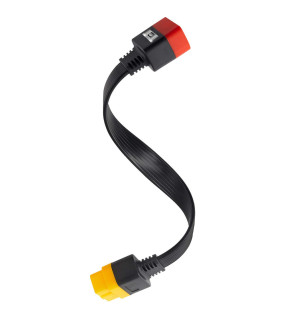 EtechDiag OBD2 16 Pin Male to Female Extension Flat 40cm