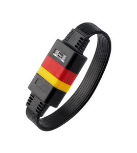 EtechDiag OBD2 16 Pin Male to Female Extension Flat 40cm