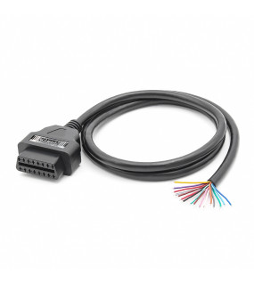 EtechDiag OBD2 Full 16 Pin Male to Open-End Plug Diagnostic Cable