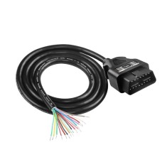 EtechDiag OBD2 Full 16 Pin Male to Open-End Plug Diagnostic Cable