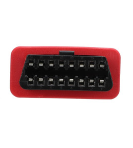 EtechDiag Red Heavy Duty OBD2 16 Pin Male to Female Diagnostic Plug
