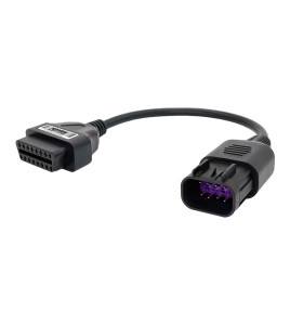 EtechDiag Indian Motorcycle Extension OBD2 16 to Male 8 Pin Cable