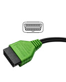 Autroniq AC014 Benelli OBD2 16-Pin to 6+6-Pin Motorcycle Diagnostic Cable Adaptor