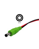 Autroniq AC009 Battery Crocodile Clip Leads to DC 5.5 Female Diagnostic Fuse Cable