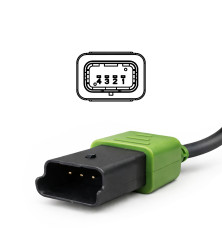 Autroniq AC011 Ducati OBD2 16-Pin to 4-Pin Motorcycle Diagnostic Cable Adaptor