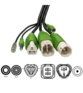 Autroniq AC012 Yamaha OBD2 16-Pin to 6 different Pins Motorcycle Diagnostic Cable Adaptor