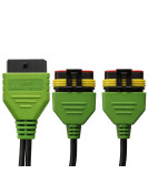 Autroniq AC014 Benelli OBD2 16-Pin to 6+6-Pin Motorcycle Diagnostic Cable Adaptor