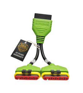 Autroniq AC014 Benelli OBD2 16-Pin to two 6-Pin Motorcycle Diagnostic Cable Adaptor