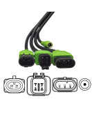 Autroniq AC016 MV Agusta OBD2 16-Pin to 4 Pin 3 Pin 2 Pin Motorcycle Diagnostic Cable Adaptor