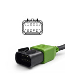 Autroniq AC017 Indian OBD2 16-Pin to 8-Pin Motorcycle Diagnostic Cable Adaptor