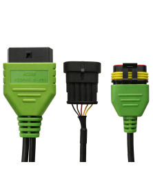 Autroniq AC018 Vespa OBD2 16-Pin to 5-Pin Male 5-Pin Female Motorcycle Diagnostic Cable Adaptor