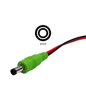Autroniq AC09 Battery Crocodile Clip Leads to DC 5.5 Female Diagnostic Fuse Cable