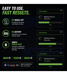 Autroniq SnapScan H21 Motorcycle Car Scooter Handheld OBD2 16 Pin Euro5 6 Pin Scanner