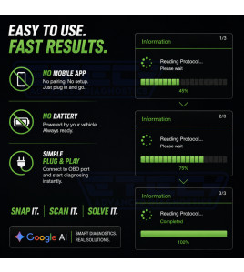 Autroniq SnapScan H21 Motorcycle Car Scooter Handheld OBD2 16 Pin Euro5 6 Pin Scanner