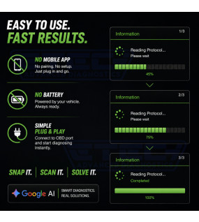 Autroniq SnapScan H21 Motorcycle Car Scooter Handheld OBD2 16 Pin Euro5 6 Pin Scanner