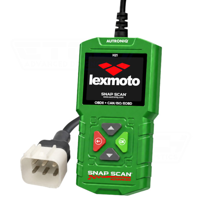 Autroniq Snap Scan H21 Lexmoto Motorcycle Handheld 6 Pin Engine Fault diagnostic Scanner